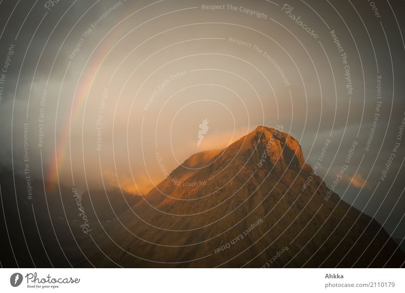 The connection is established Landscape Elements Sunrise Sunset Storm Mountain Sweden Rainbow Connection Illuminate Dark Exotic Fantastic Gigantic Wild Moody