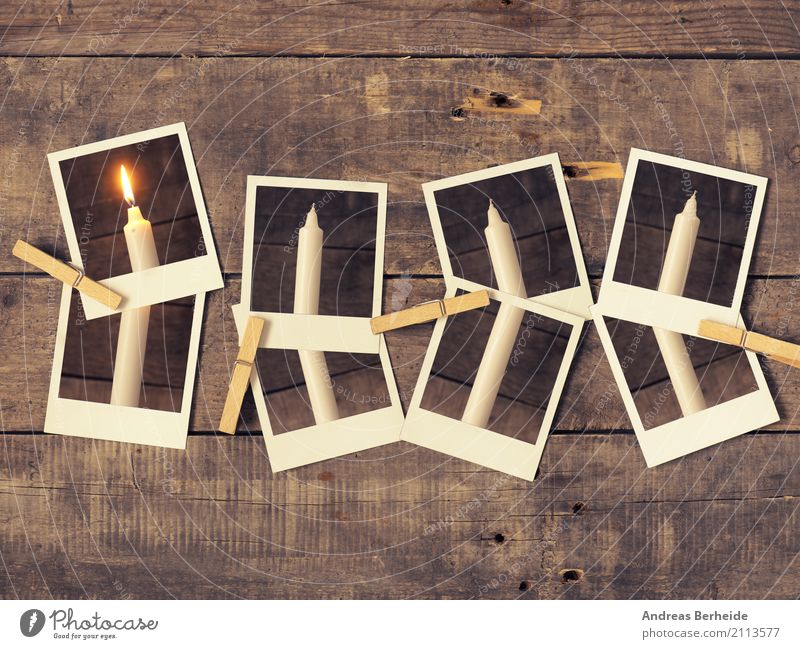 First Advent Winter Christmas & Advent Old Hot Retro Tradition Photography Candle advent candle christmas holidays Romance Wooden table Rustic wooden staples