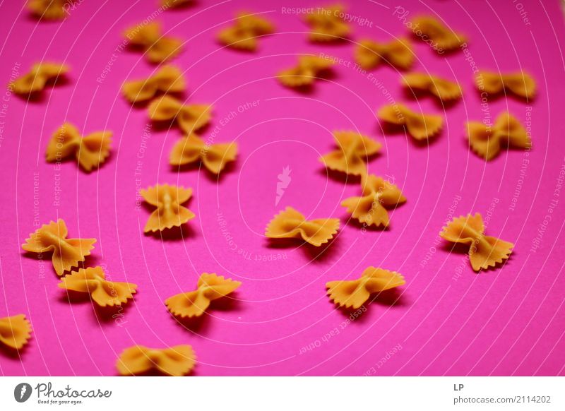pasta bows on pink backgriund Food Dough Baked goods Nutrition Eating Lunch Organic produce Vegetarian diet Diet Fasting Finger food Italian Food Lifestyle