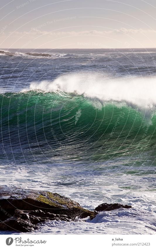 reef brake Tourism Far-off places Summer Beach Elements Sky Horizon Climate Beautiful weather Rock Waves Coast Ocean Movement Glittering Exceptional Fluid