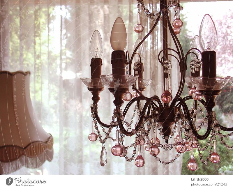 chandelier Chandelier Lamp Candle Drape Living room Standard lamp Lampshade Living or residing chandeliers Glass Pearl