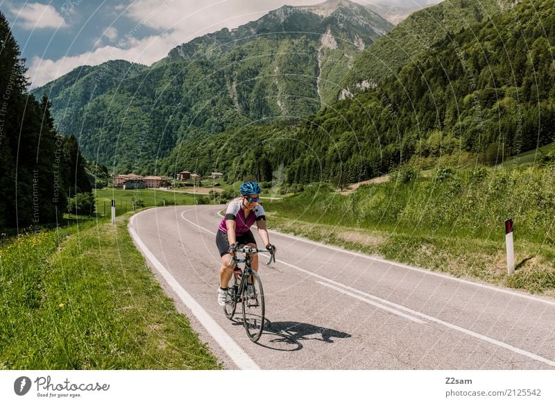 FAST TOP Leisure and hobbies Vacation & Travel Trip Adventure Summer vacation Mountain Sports Cycling Young woman Youth (Young adults) 18 - 30 years Adults
