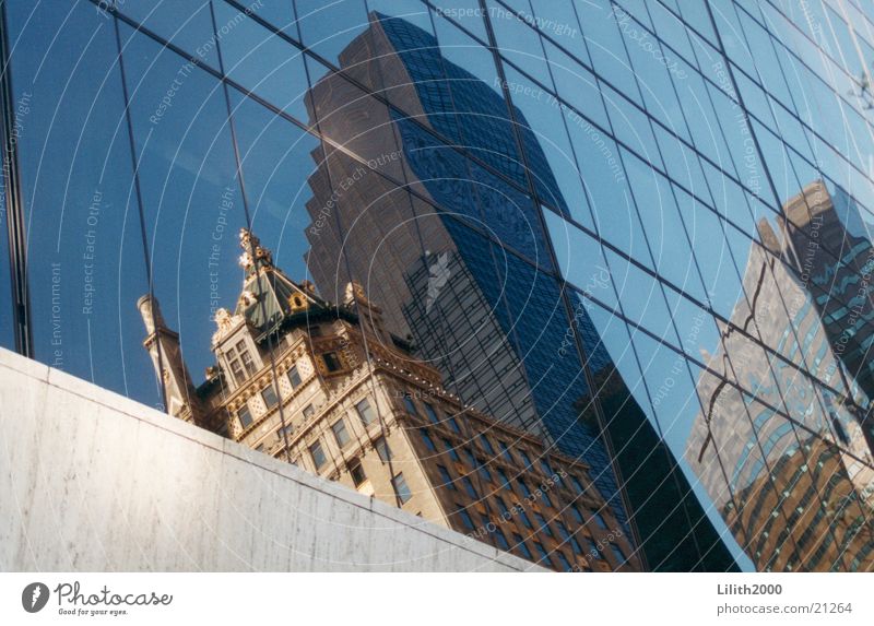 Manhattan is a mirror New York City Window Mirror Architecture