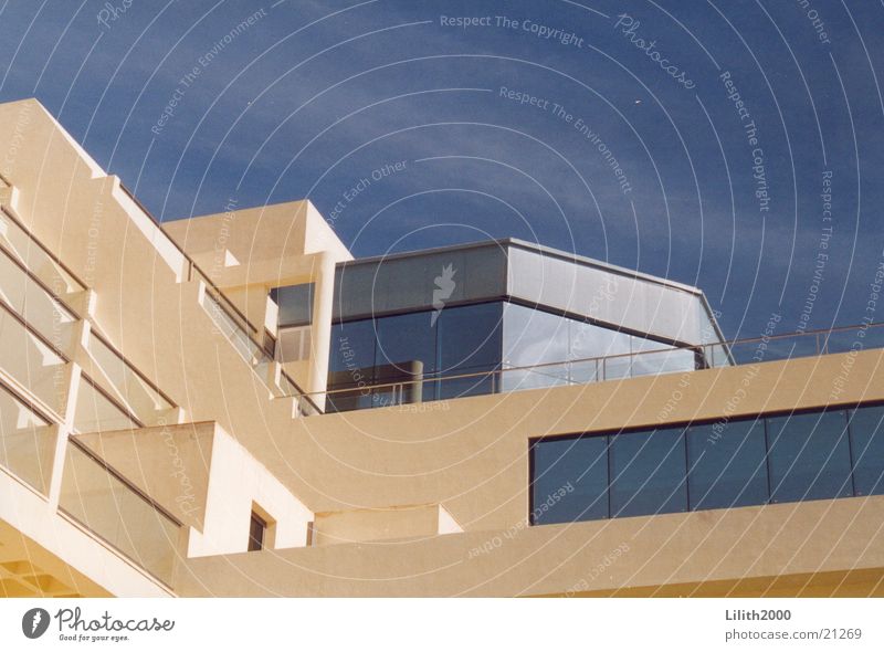 HOTEL Hotel Summer Building Balcony Architecture Sky Glass