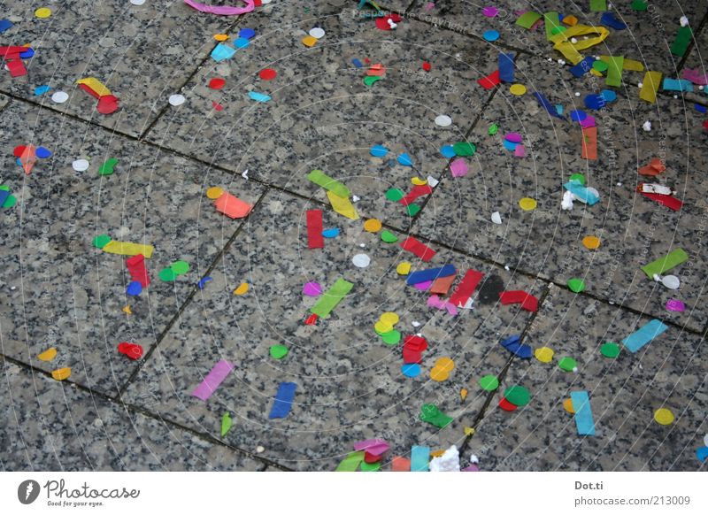 Jedings un Jekros Event Feasts & Celebrations Carnival Stone Multicoloured Chaos Floor covering Confetti Snippets Paper Granite Seam Remainder throwing material