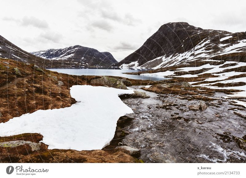 glacial landscape Vacation & Travel Adventure Freedom Expedition Snow Mountain Hiking Nature Elements Water Rock Peak Snowcapped peak Glacier Lake Dalsnibba