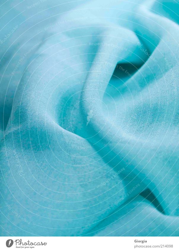 blue chiffon Style Clothing Accessory Scarf Headscarf Esthetic Simple Elegant Hip & trendy Beautiful Modern Soft Blue Calm Colour Colour photo Interior shot