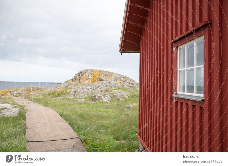 window in the red house. Vacation & Travel Tourism Trip Adventure Far-off places Freedom Expedition Summer Ocean Island Environment Nature Sky Clouds Climate