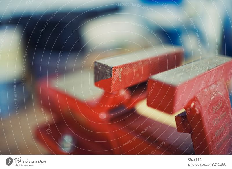 wedged in Work and employment Workplace Craft (trade) Tool Metal Steel Red Colour photo Multicoloured Interior shot Close-up Detail Macro (Extreme close-up)