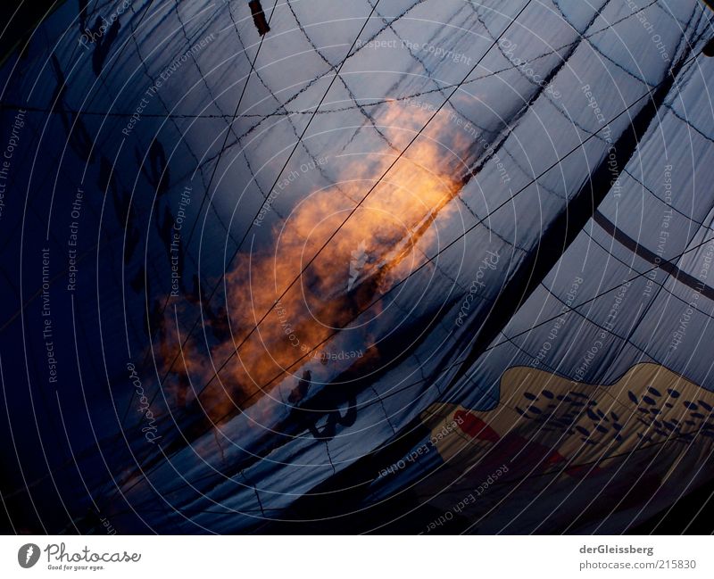 inflated 2 Target Fire Hot Hot Air Balloon String Calm Colour photo Exterior shot Day Deserted Fireglow Flame Warmth Section of image Abstract
