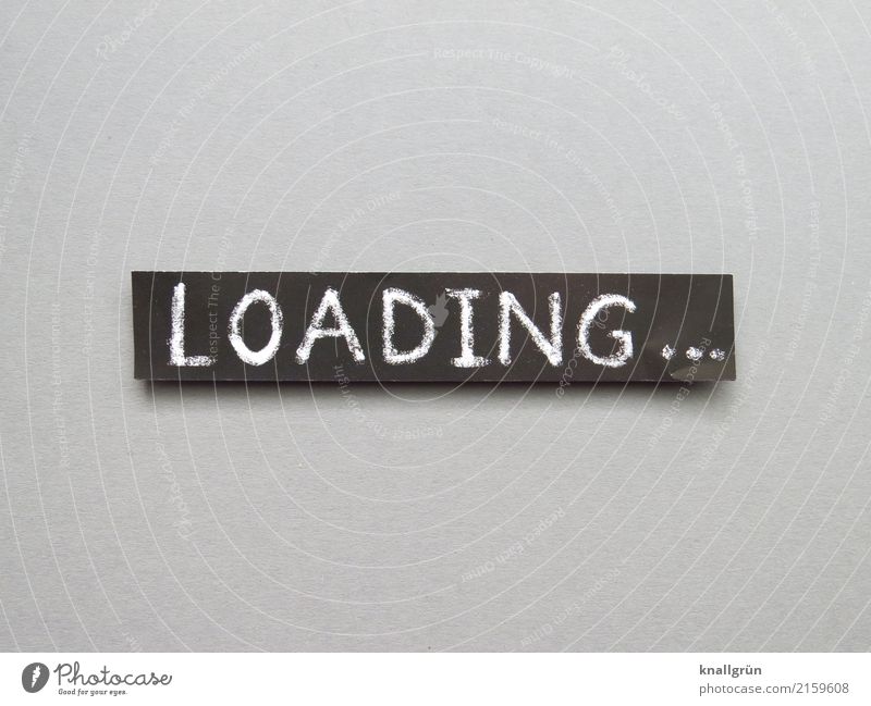 loading Characters Signs and labeling Communicate Sharp-edged Gray Black White Patient Endurance Curiosity Expectation Frustration Speed Time Computer