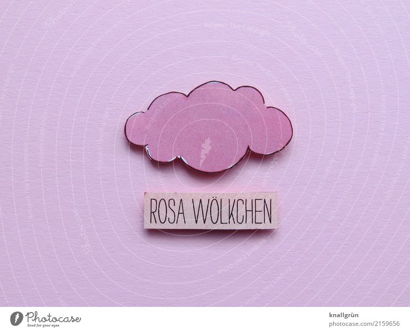 pink cloud Sign Characters Signs and labeling Communicate Happiness Pink Black Emotions Joy Sympathy Together Love Infatuation Romance Relationship Happy