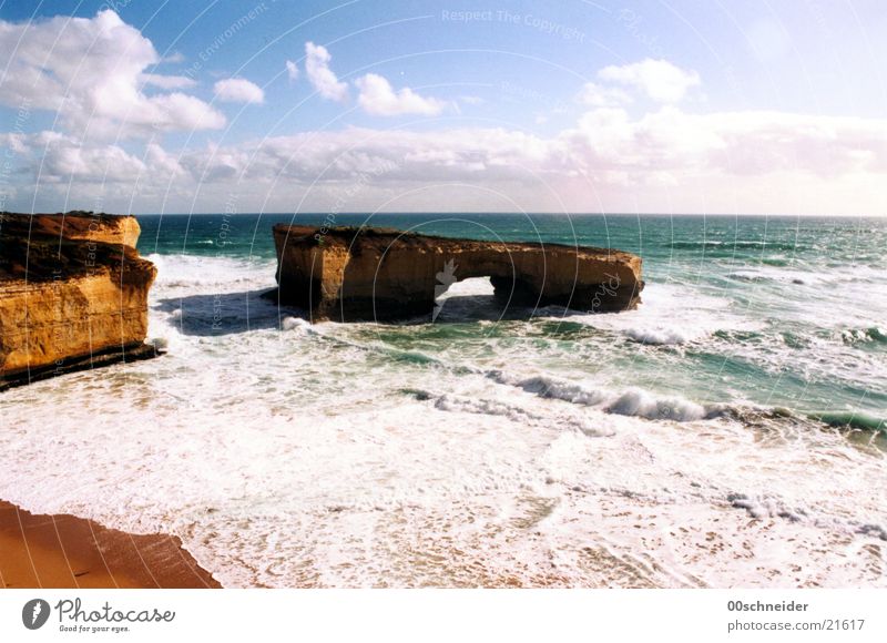 london bridge Great Ocean Road Australia Surf Coast road Water Rock Stone