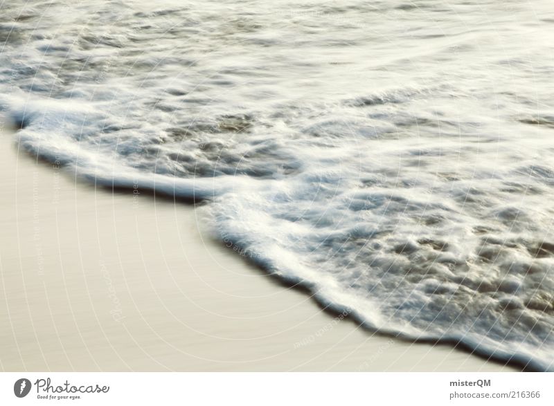 Sea. Esthetic Contentment Water Blur Movement Waves Ocean Sea water Foam Hissing Tide Beach Coast Relaxation Vacation & Travel Elements White Timeless Eternity