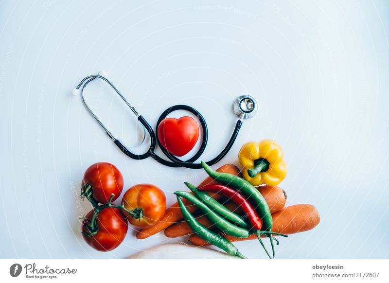 close up red heart and stethoscope on white background, Medication Doctor Hospital Man Adults Heart Red White artery attack beat cardiac cardiogram cardiologist