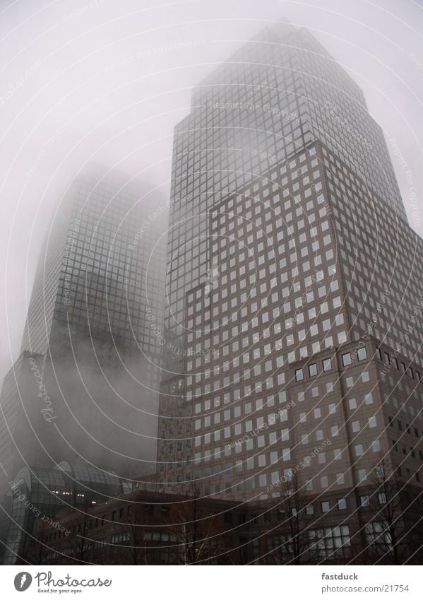 Fog over Manhattan New York City High-rise Architecture south manhattan one finacial plaza 17th december hudson river side