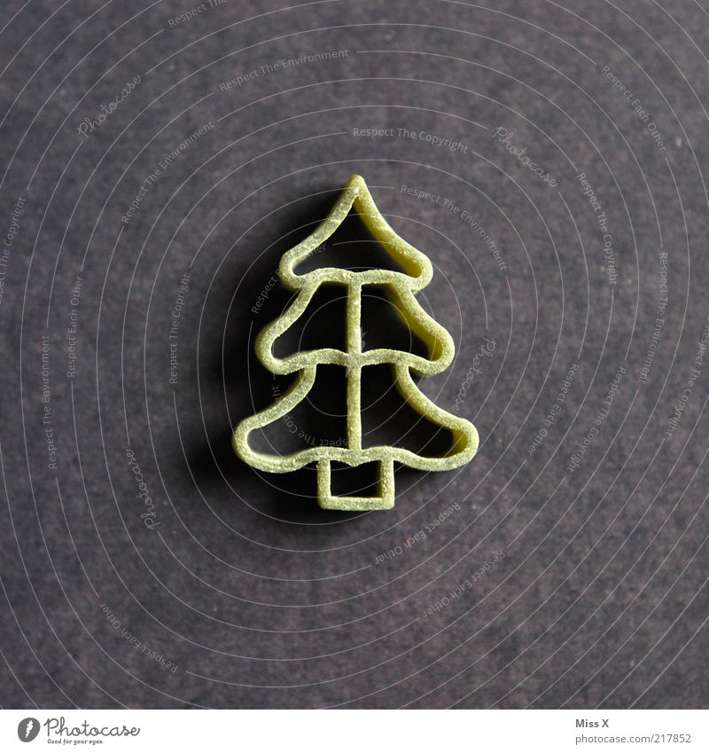 Joh is then heit scho... Food Dough Baked goods Nutrition Vegetarian diet Tree Delicious Dry Raw Noodles Christmas tree Fir tree Colour photo Close-up Deserted