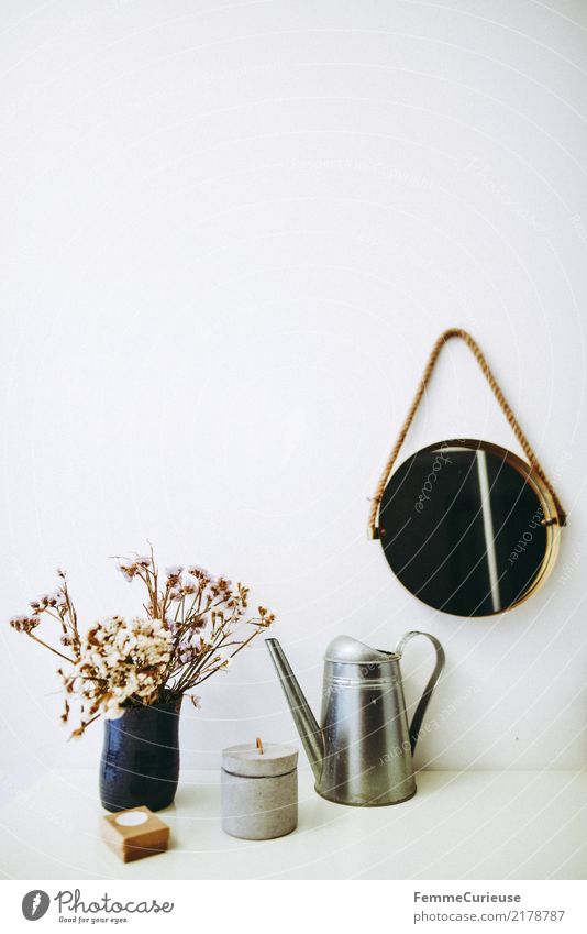 dried flowers in a glass frame - a Royalty Free Stock Photo from Photocase