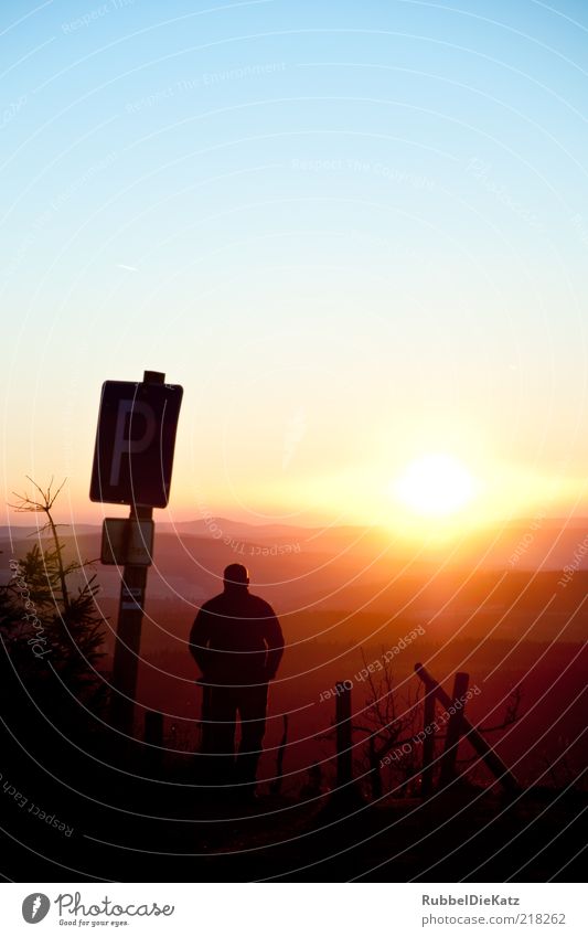 Sunset Environment Nature Landscape Earth Sky Sunrise Autumn Climate Beautiful weather Hill Mountain Peak Far-off places Gigantic Infinity Moody Contentment