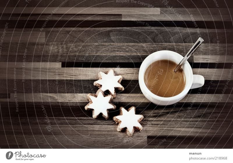 Advent coffee Food Dough Baked goods Cake Dessert Candy Star cinnamon biscuit Nutrition To have a coffee Beverage Hot drink Coffee Espresso Cup Lifestyle