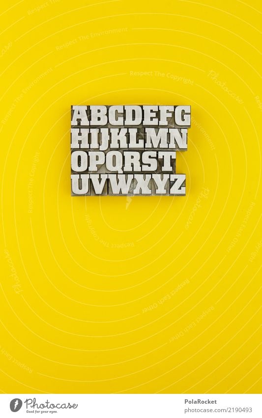 #AS# ABCDEFGHIJKLMNOPQRSTUVWXYZ Art Work of art Print media Esthetic Selection Latin alphabet Alphabetical Greek alphabet Yellow Yellowness Typography Design