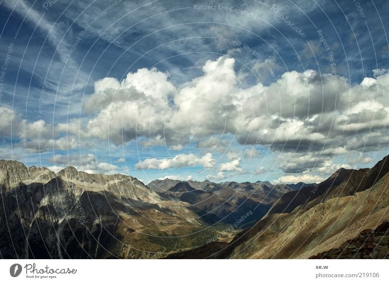 Peaks ................................................................... | Antholz [10] Sky Clouds Summer Beautiful weather Alps Mountain Antholzer valley