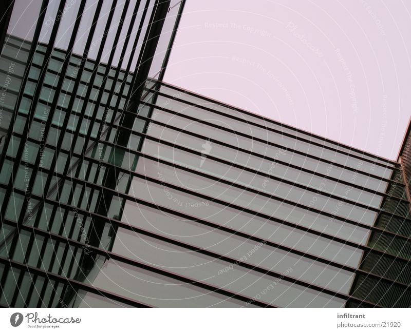 glass façade House (Residential Structure) Facade Building Window Abstract Reflection High-rise Modern Glass Window pane Architecture