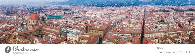 Panorama Florence Town House (Residential Structure) Church Building Italy Landscape Roof Tourism Architecture Tuscany