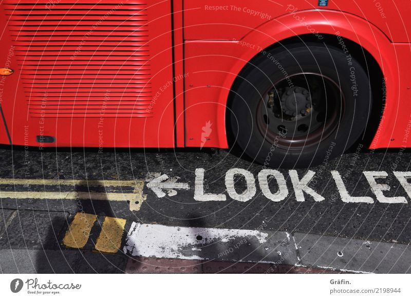 Look, a red bus! Vacation & Travel Tourism Trip City trip Summer London Capital city Downtown Means of transport Traffic infrastructure Public transit