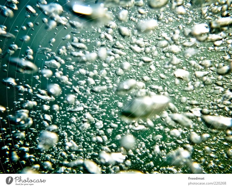 air-cooled Environment Nature Elements Air Water Summer Exceptional Cold Green Movement Climate Sustainability Change Air bubble Bubbling Colour photo