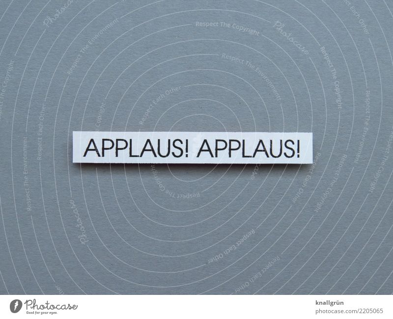 APPLAUSE! APPLAUSE! Characters Signs and labeling Communicate Sharp-edged Gray Black White Emotions Moody Joy Contentment Joie de vivre (Vitality) Enthusiasm