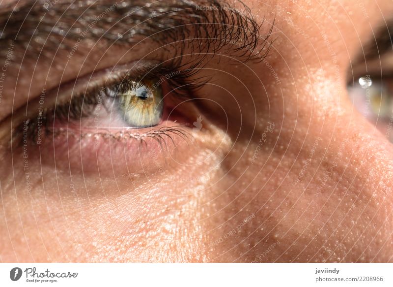 Close Up Shot Of Man S Eye A Royalty Free Stock Photo From Photocase