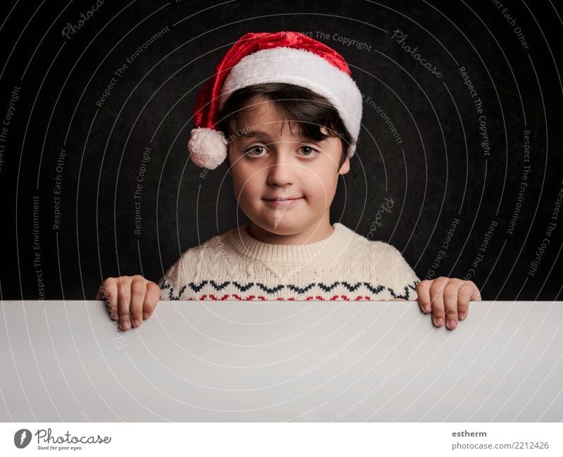happy child at christmas Lifestyle Vacation & Travel Winter Feasts & Celebrations Christmas & Advent New Year's Eve Human being Masculine Child Toddler Infancy