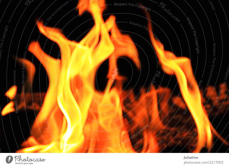 Red Flame On The Black Background A Royalty Free Stock Photo From Photocase
