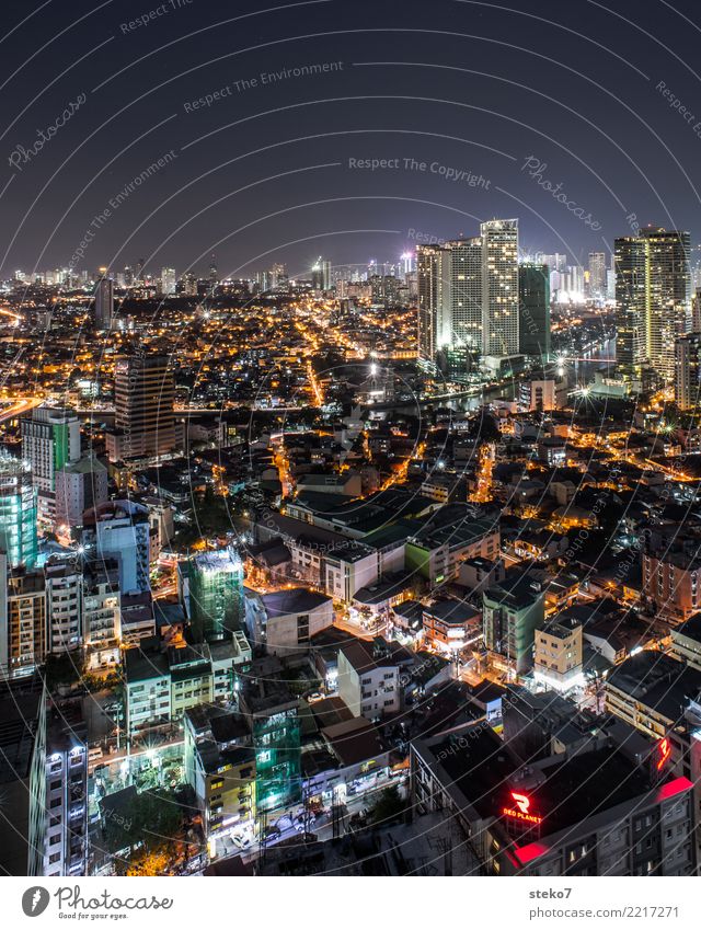 Manila Philippines Capital city Downtown Skyline Overpopulated House (Residential Structure) High-rise Large Town SME Modern Vacation & Travel Growth