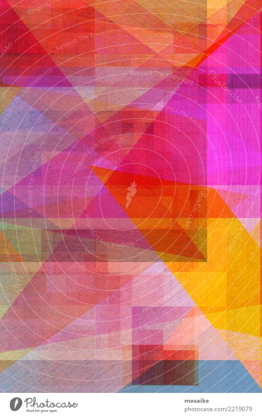 colorful geometric background - colored texture Elegant Style Design Decoration Business Internet Art Line Fantastic Uniqueness Modern Retro Yellow Pink Red