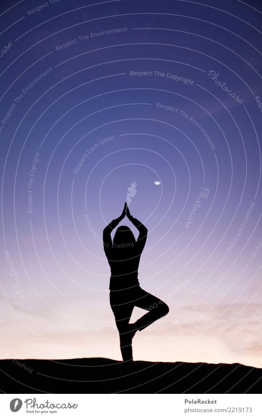 Yoga Cosmic Space Meditation Illustration Silhouette Of Man