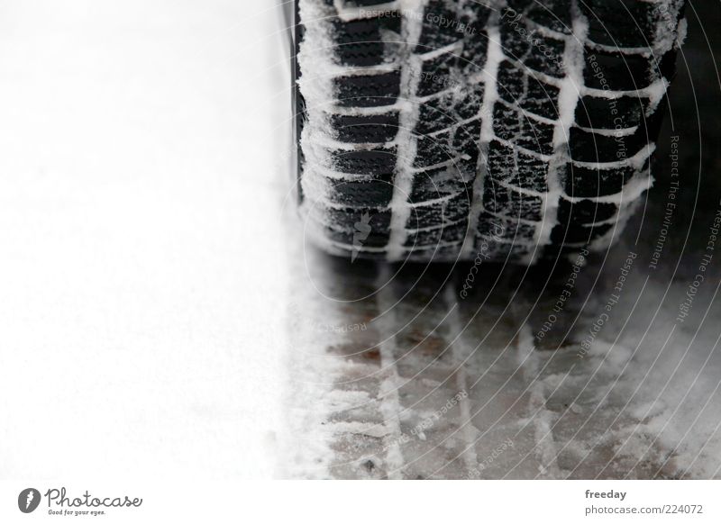 StVO - Winter tyre obligation Snow Climate Weather Bad weather Ice Frost Transport Traffic infrastructure Road traffic Motoring Street Vehicle Car Cold Tire