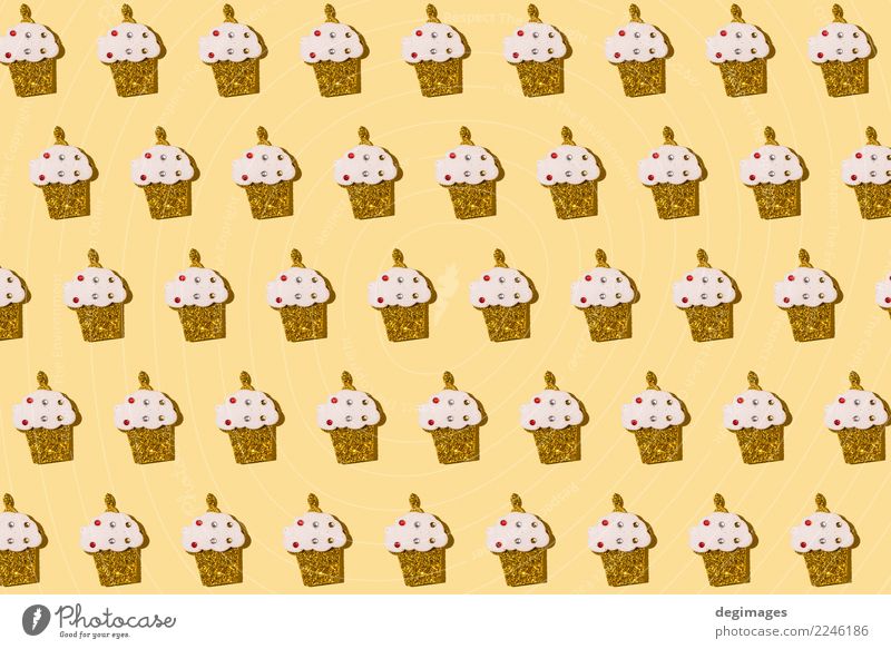 Muffin repeated pattern Dessert Design Happy Decoration Wallpaper Feasts & Celebrations Birthday Art Delicious Cute Pink background Seamless cake Tasty Cupcake