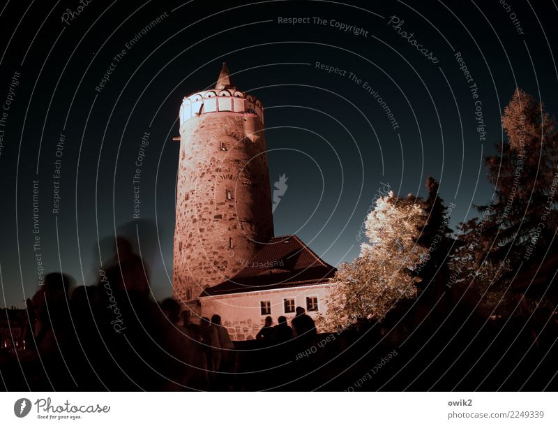 Old tower Human being Bautzen Lausitz forest Germany Small Town Downtown Old town Populated Manmade structures Tower Tourist Attraction Landmark Stand Authentic