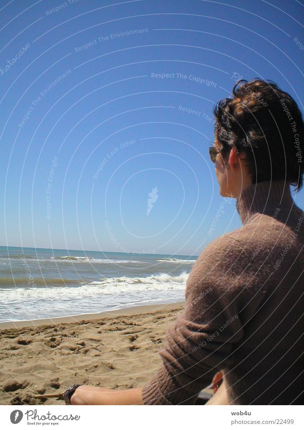 meditation Meditation Beach Ocean Thought Woman