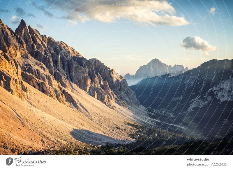 mountain worlds Nature Landscape Beautiful weather Alps Mountain Dolomites civetta Peak Hiking Italy Vacation & Travel Mountaineering Slope Steep face