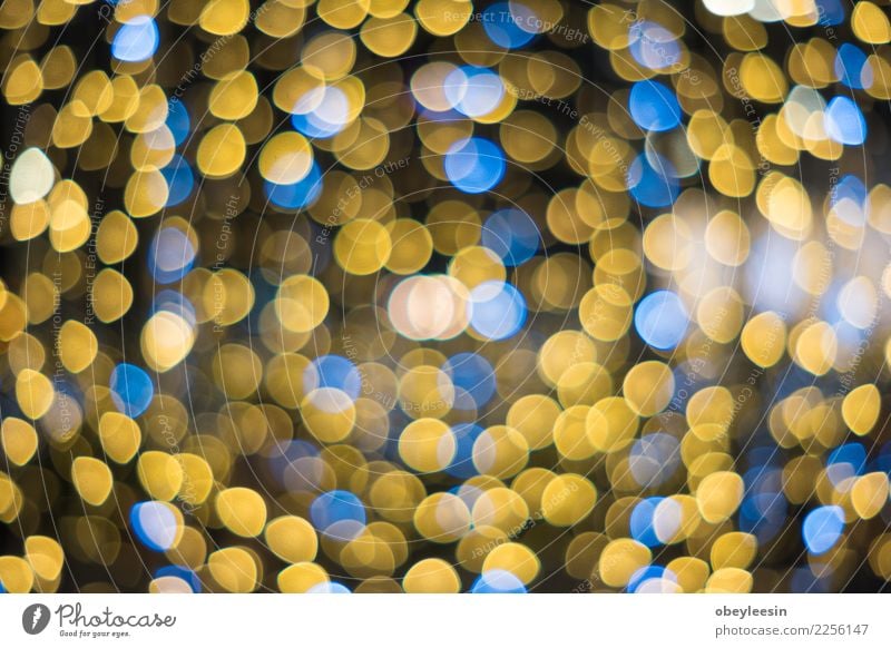 glittering stars on bokeh Luxury Design Decoration Feasts & Celebrations Christmas & Advent Glittering Dark Bright New Blue Yellow Red Black White Colour light