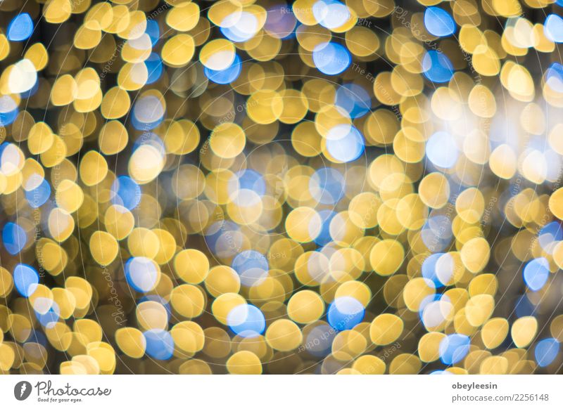 glittering stars on bokeh Luxury Design Decoration Feasts & Celebrations Christmas & Advent Glittering Dark Bright New Blue Yellow Red Black White Colour light