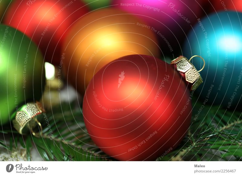 baubles Christmas & Advent Decoration December Festive Happiness Happy Green Background picture Year Year date Calendar Wreath New Red Holiday season Winter