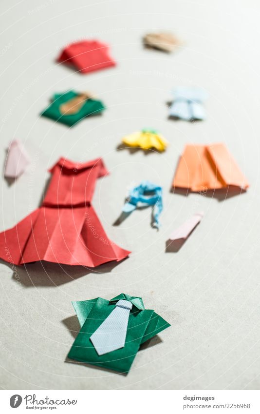 Many clothes origami Woman - a Royalty Free Stock Photo from Photocase