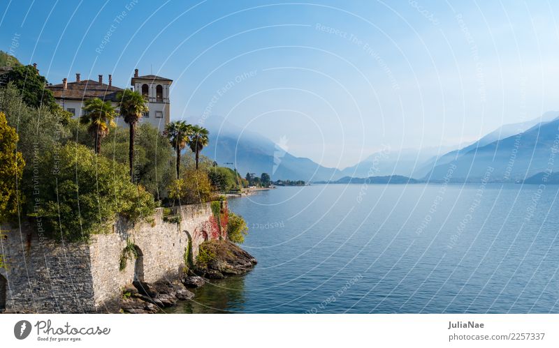 At Lake Como near Gravedonna Vacation & Travel Tourism Summer Mountain House (Residential Structure) Landscape Water Horizon Autumn Village Town Building Old