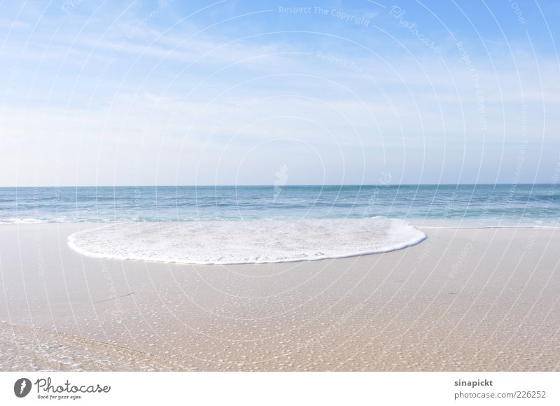 The Wave Environment Nature Landscape Elements Sand Water Sky Summer Beautiful weather Waves Coast Ocean Esthetic Exceptional Far-off places Blue Freedom