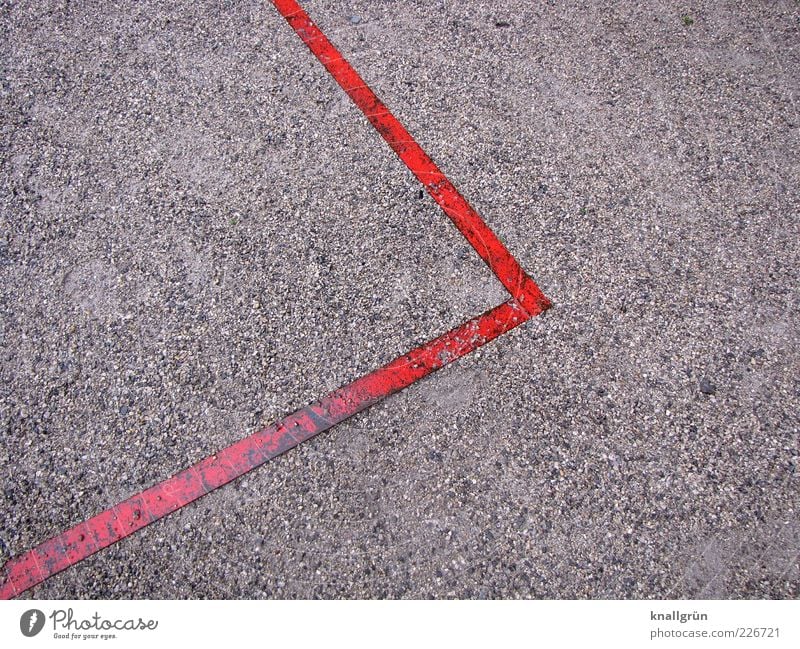 demarcation Signs and labeling Sharp-edged Gray Red Arrangement Line Border Playing field parameters At right angles 90 degree angle Pebble Boundary Wet
