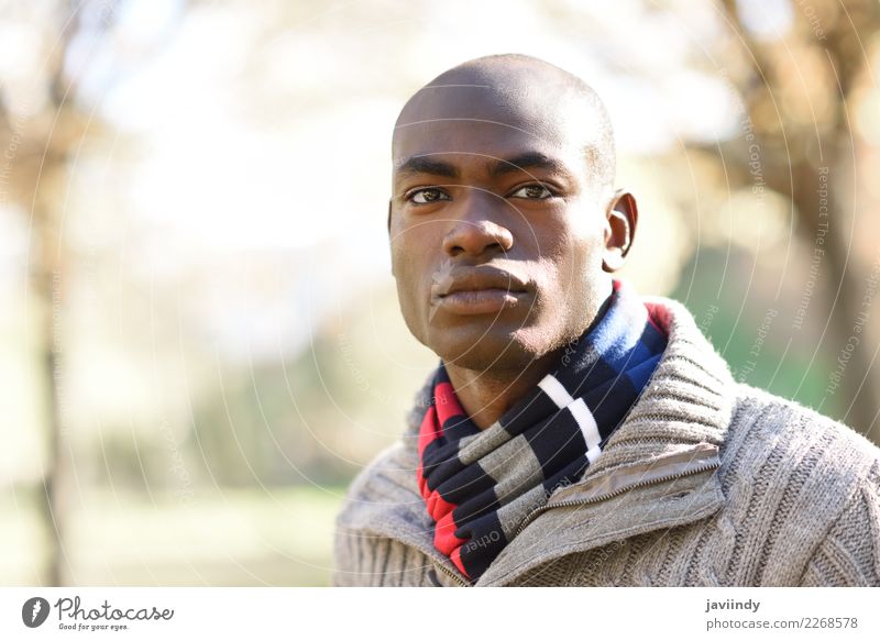 Portrait of black man wearing casual clothes in urban background Beautiful Human being Masculine Young man Youth (Young adults) Man Adults 1 18 - 30 years